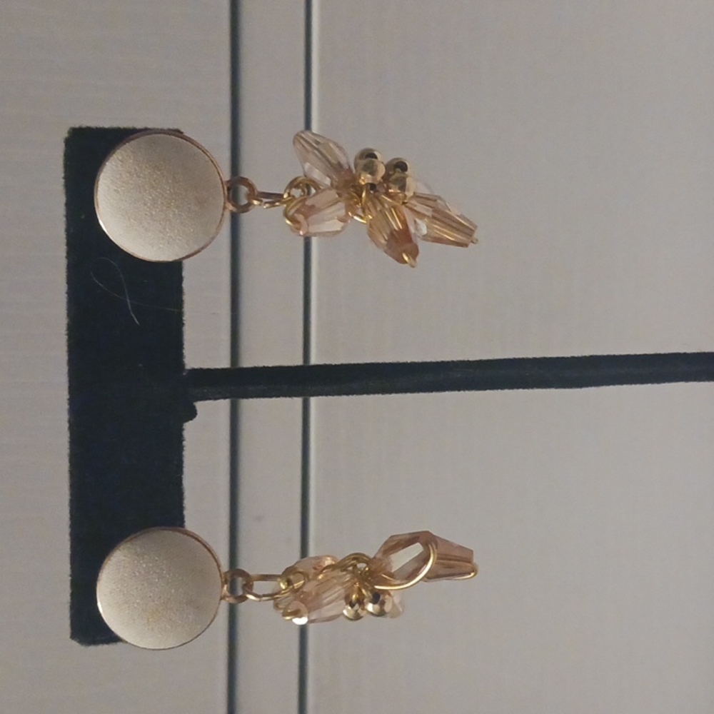 Gold Flower Earrings
